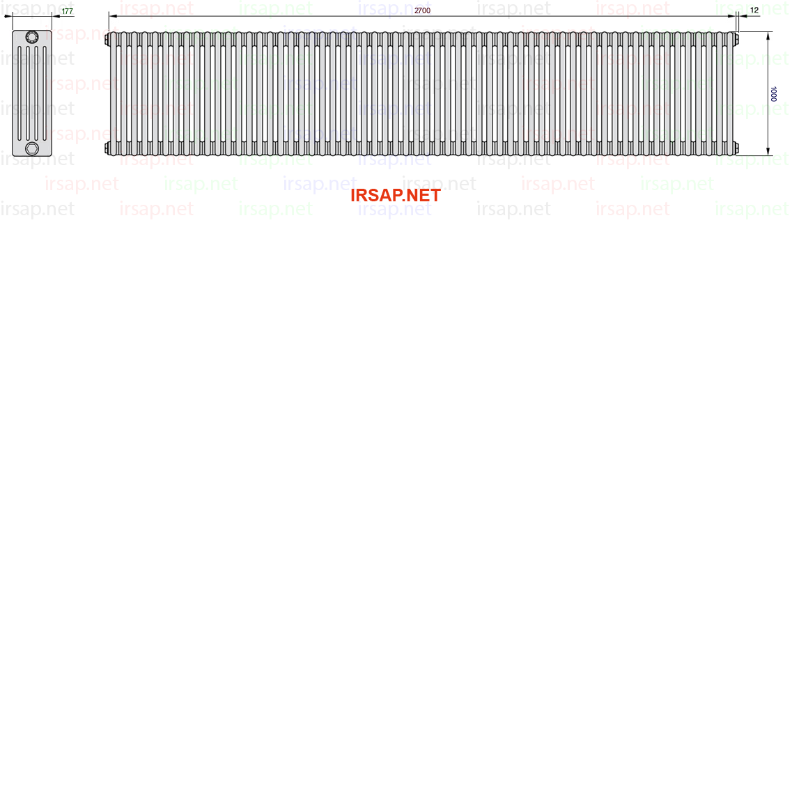 Радиатор IRSAP Tesi 51000/60 T12 CL 01